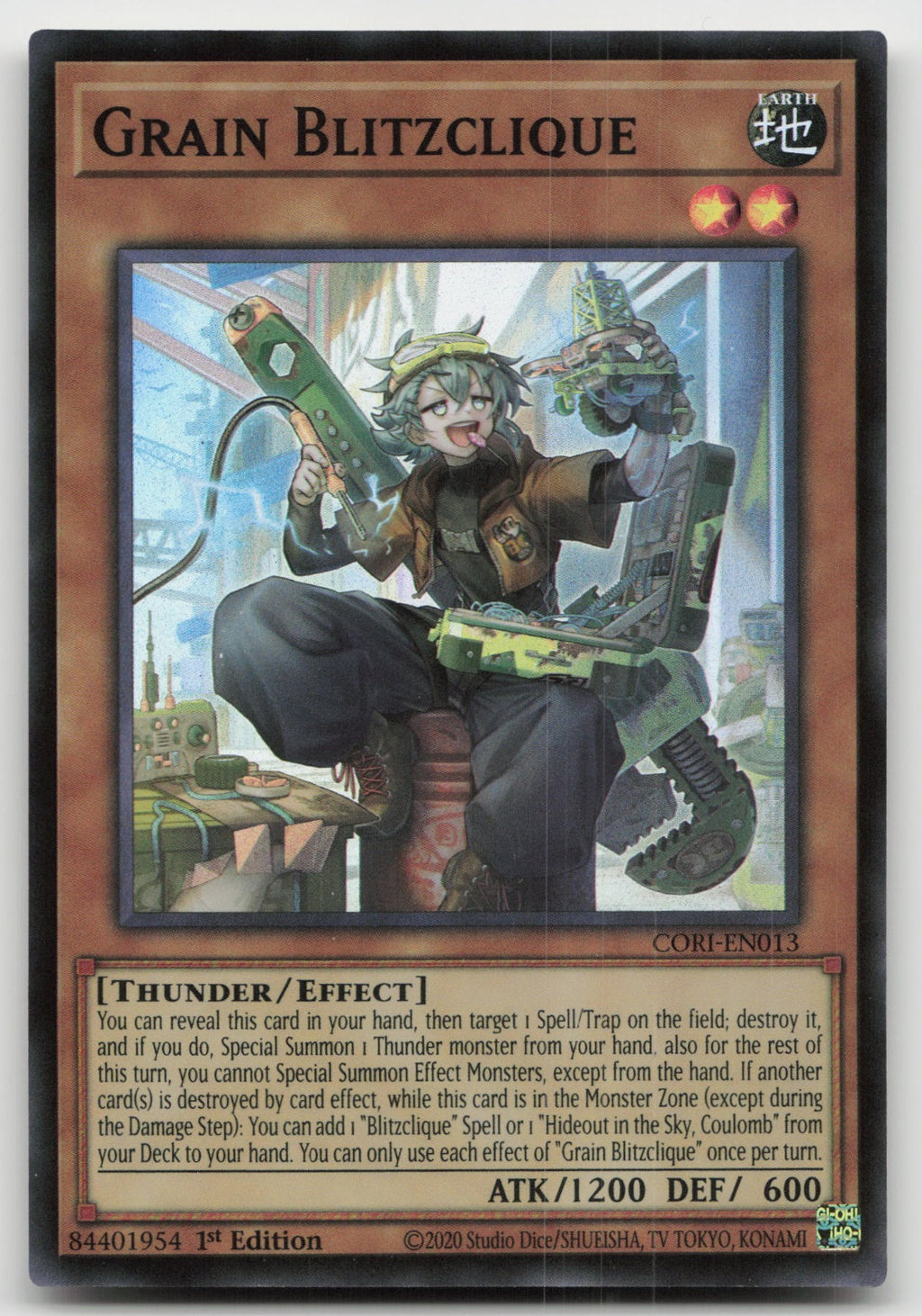 Grain Blitzclique 1st Edition Super Rare Chaos Origins CORI-EN013 NM