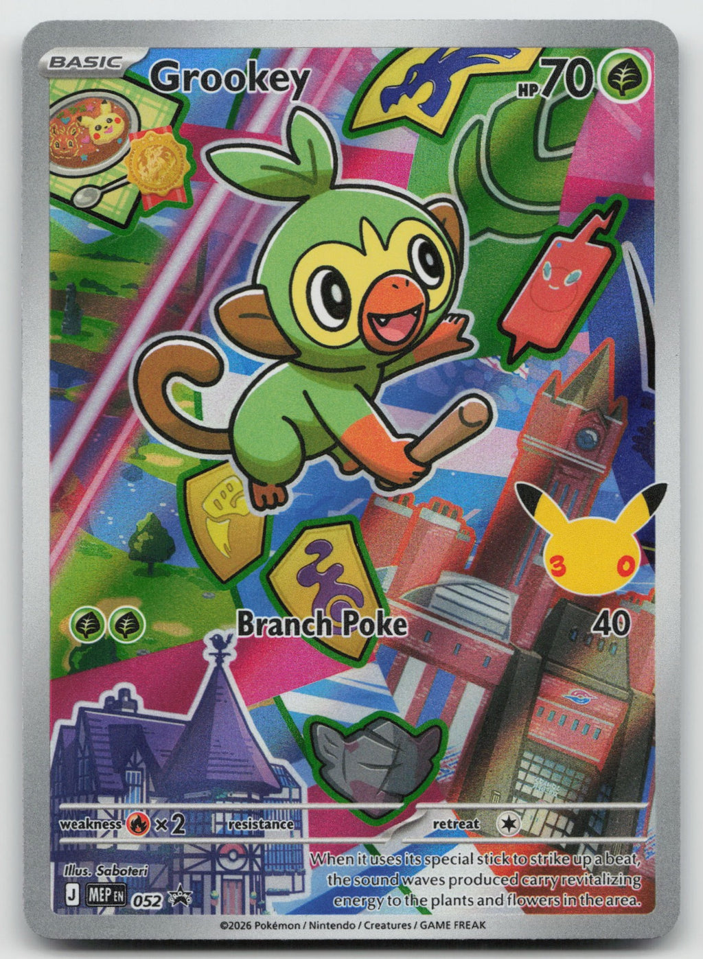 Grookey - Promo Holo ME: Mega Evolution MEP052 First Partner Pack NM