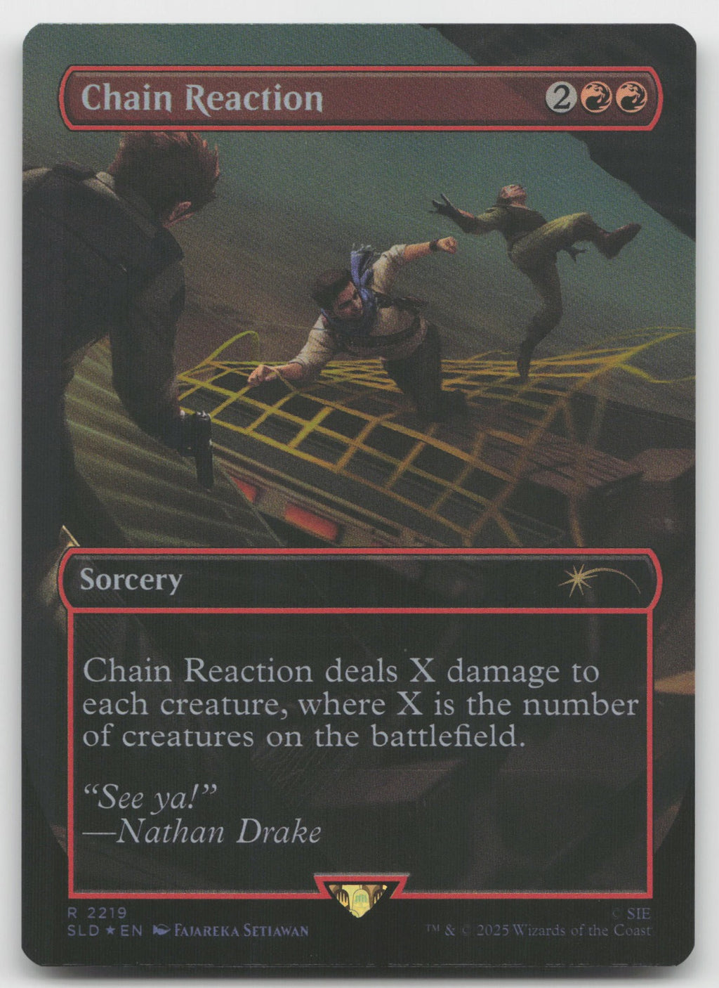 Chain Reaction (Rainbow Foil) R Foil Secret Lair Drop Series 2219 NM