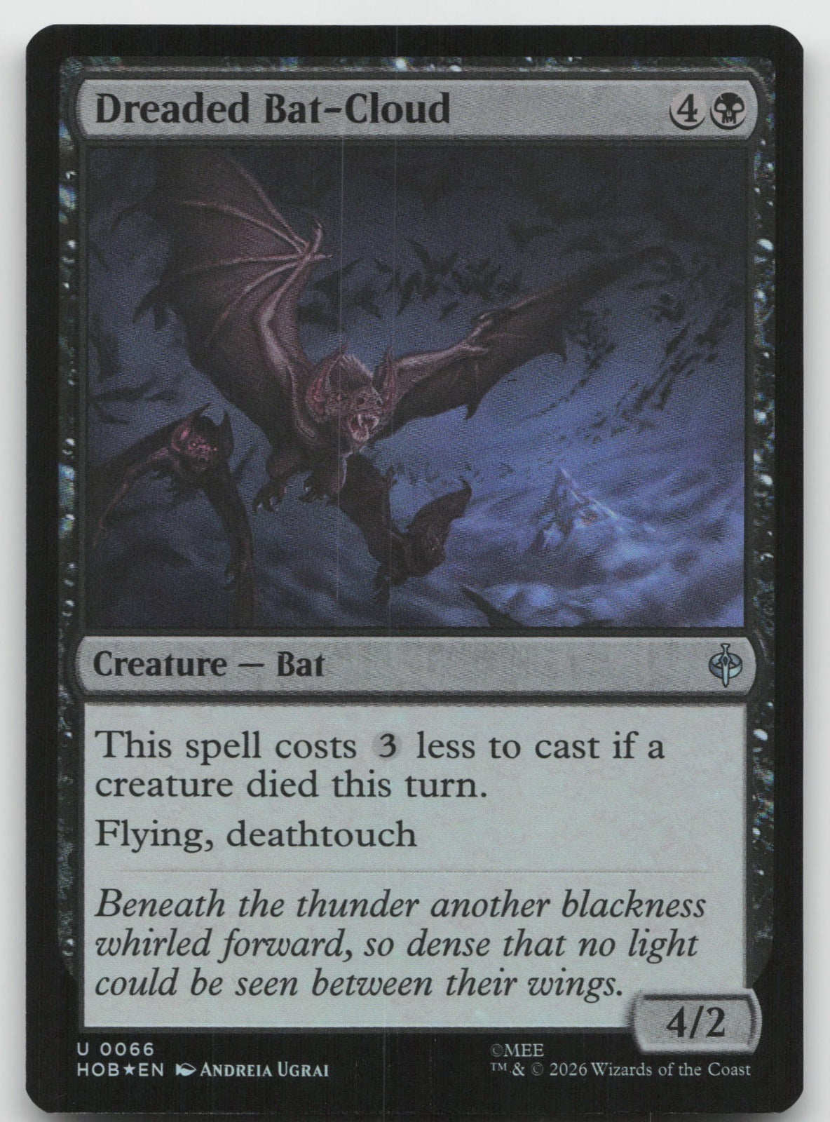 Dreaded Bat-Cloud Foil U The Hobbit 66 NM
