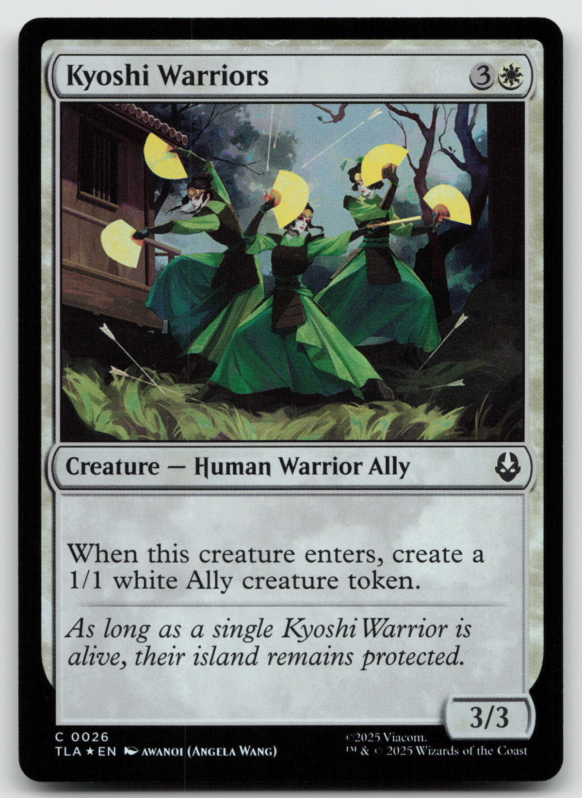 Kyoshi Warriors C Foil Avatar: The Last Airbender 0026 NM