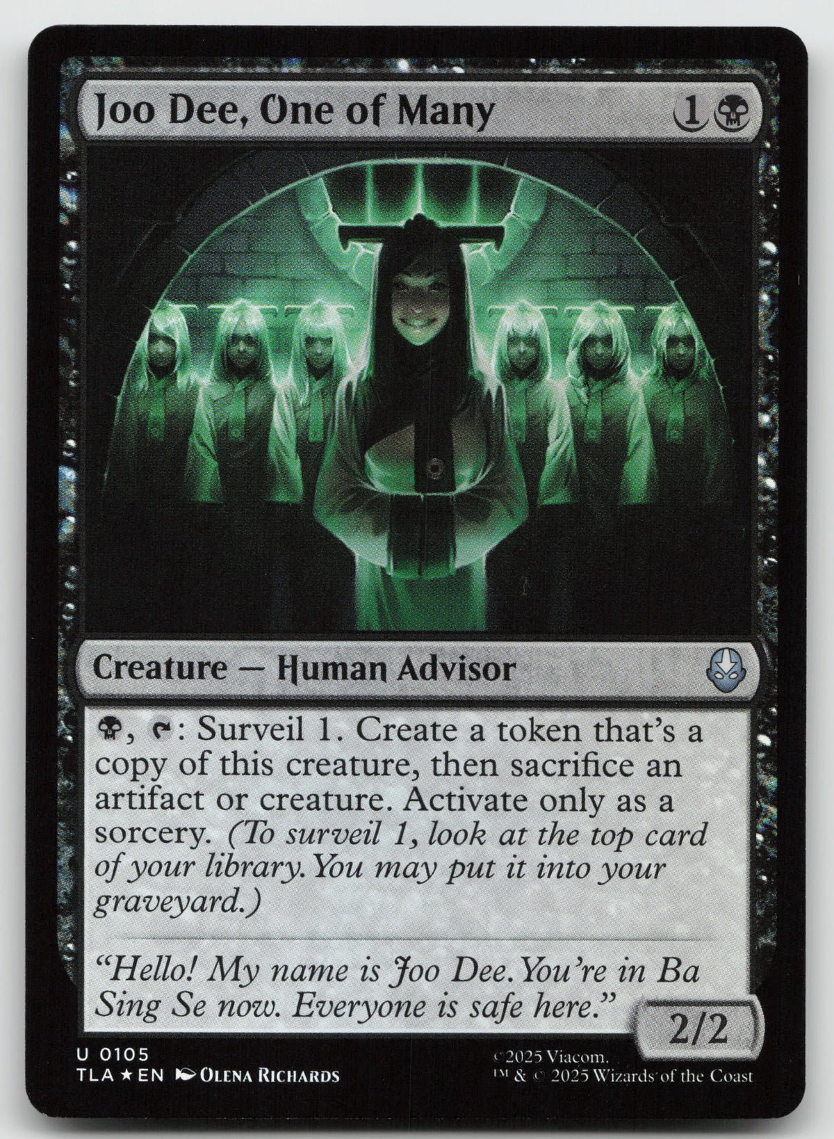 Joo Dee, One of Many U Foil Avatar: The Last Airbender 105 NM