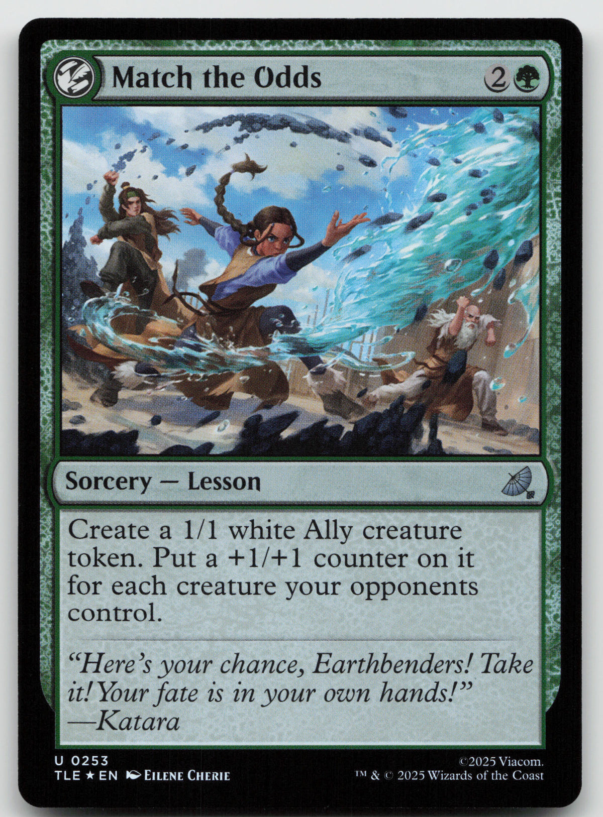 Match the Odds U Foil Avatar: The Last Airbender: Eternal-Legal 253 NM