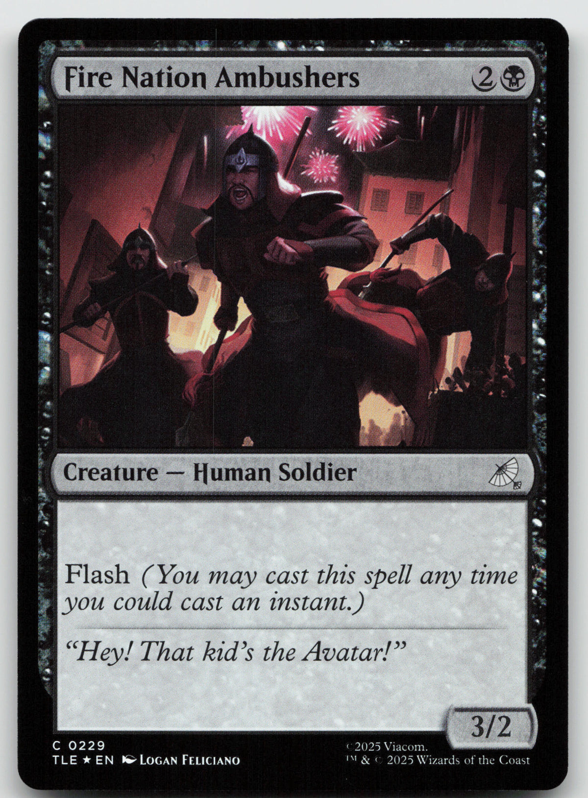 Fire Nation Ambushers C Foil Avatar: The Last Airbender: Eternal-Legal 229 NM