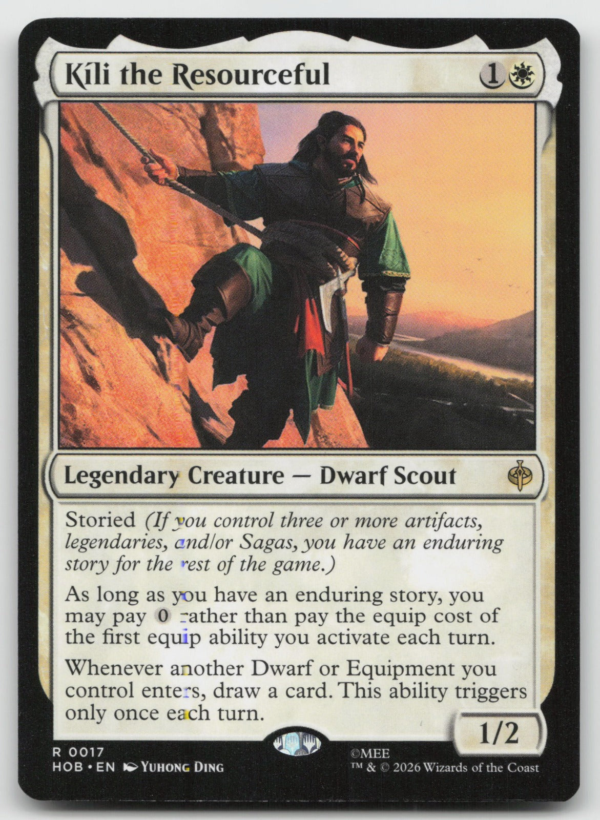 Kili the Resourceful R The Hobbit 17 NM