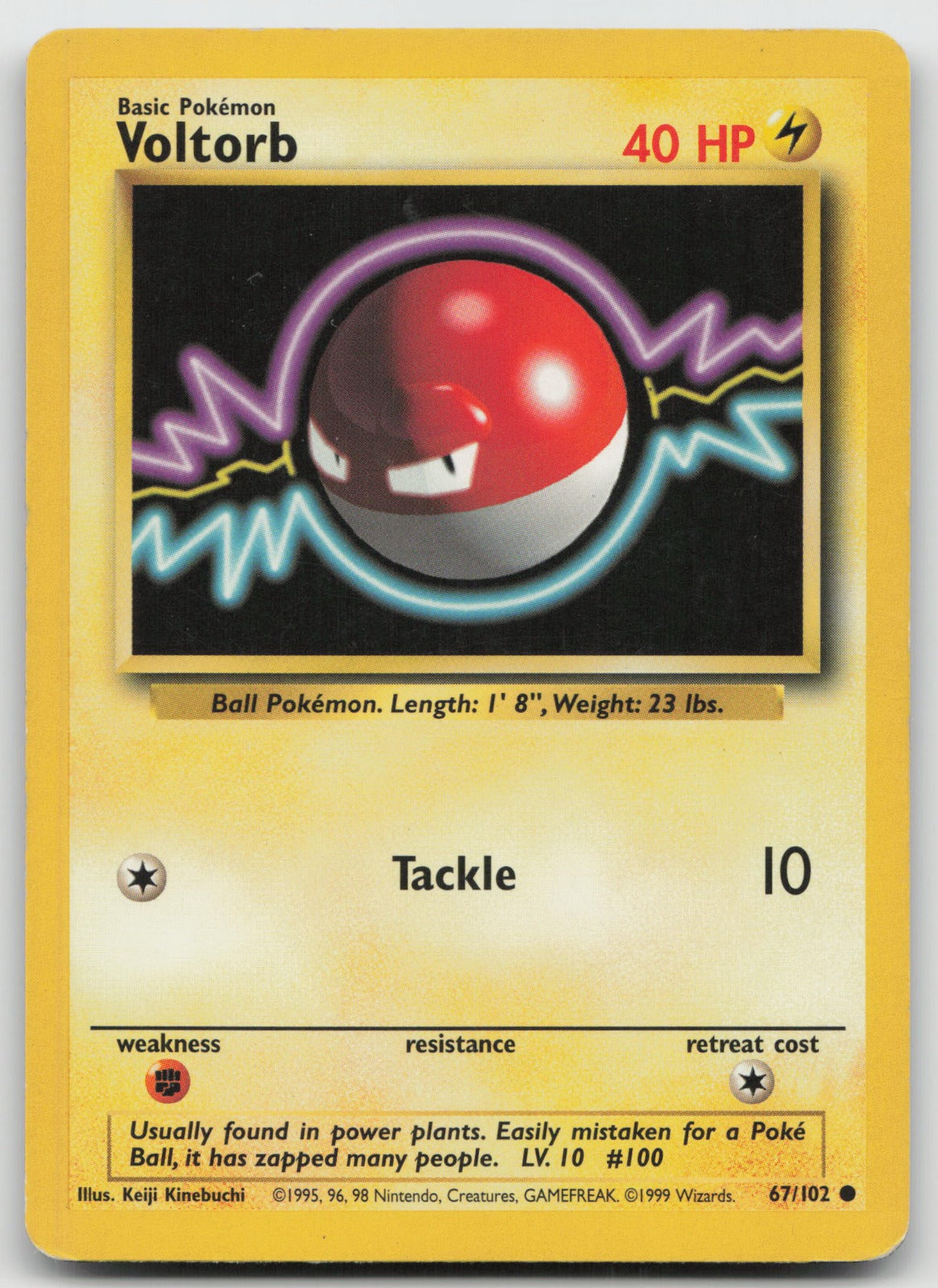 Voltorb Common Base Set 67/102 MP