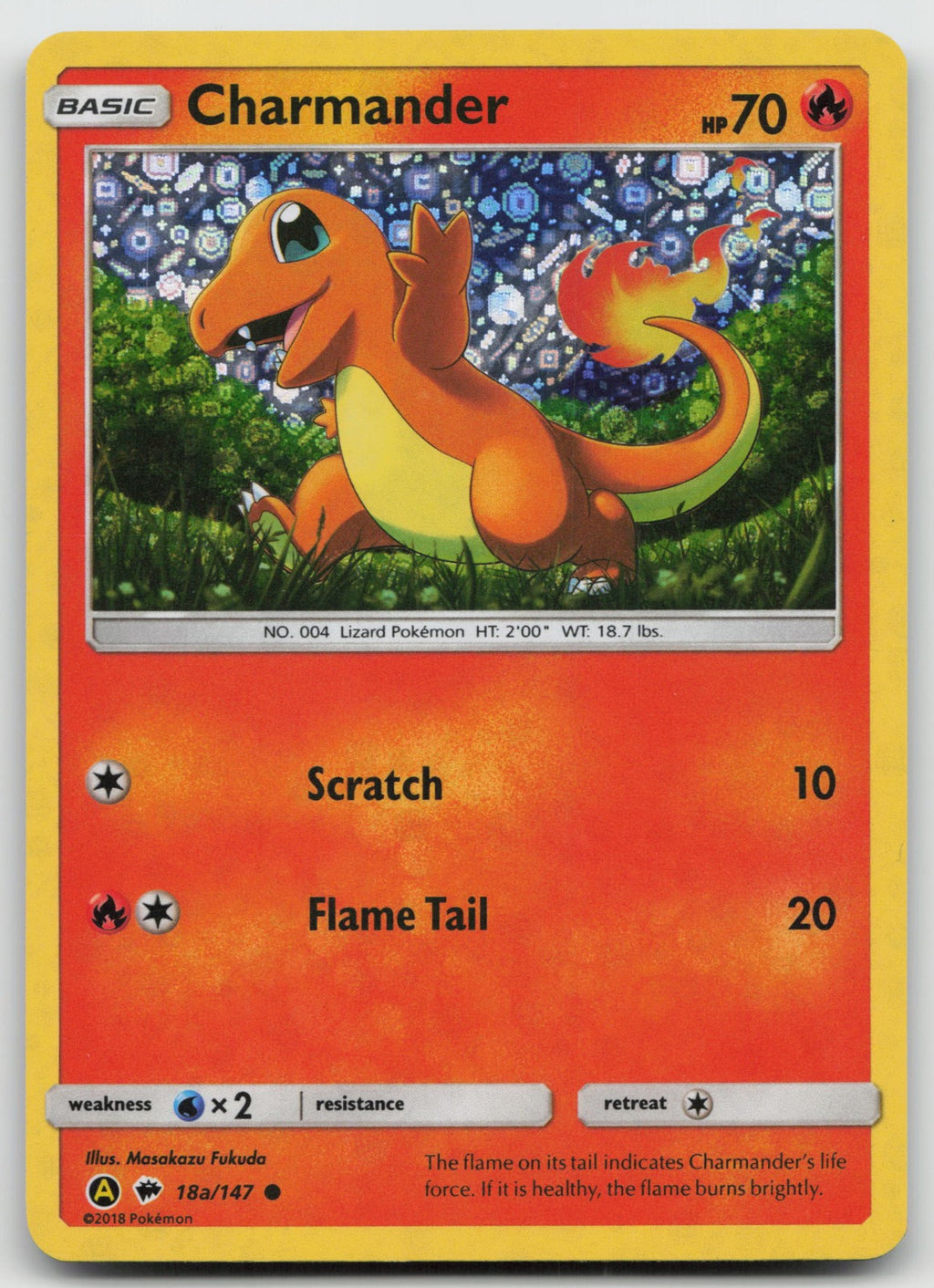 Charmander - 18a/147 (General Mills Promo) Holo SM - Burning Shadows 18a/147 NM