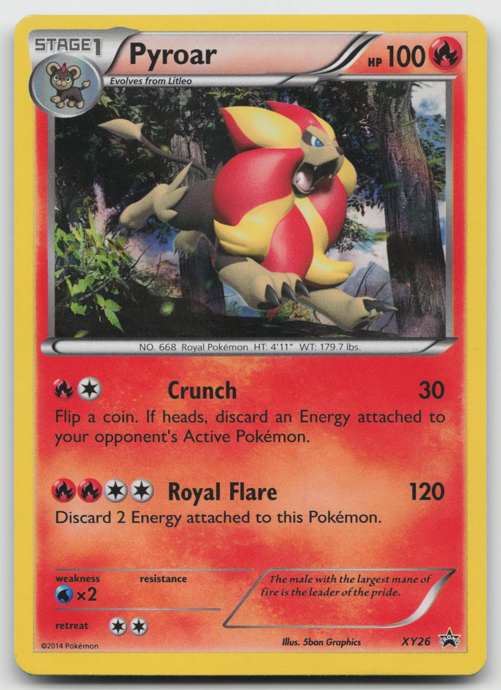Pyroar - Promo Holo XY Promos XY26 HP