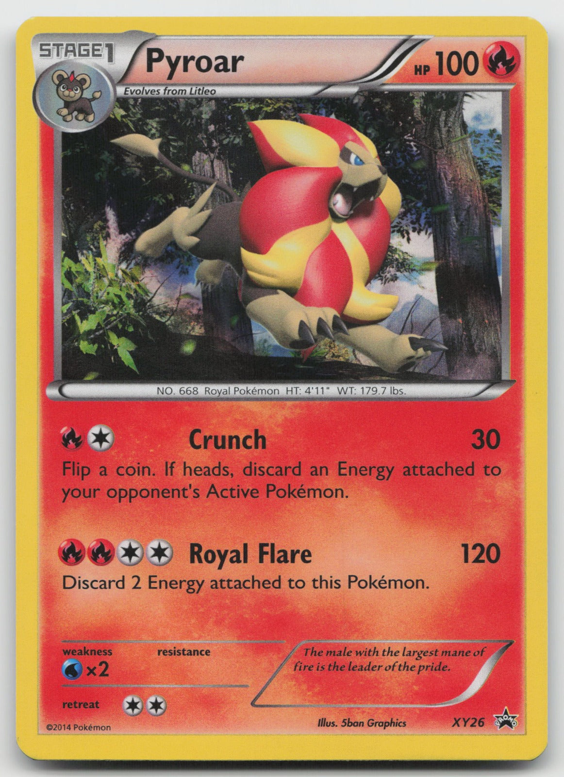 Pyroar - Promo Holo XY Promos XY26 HP