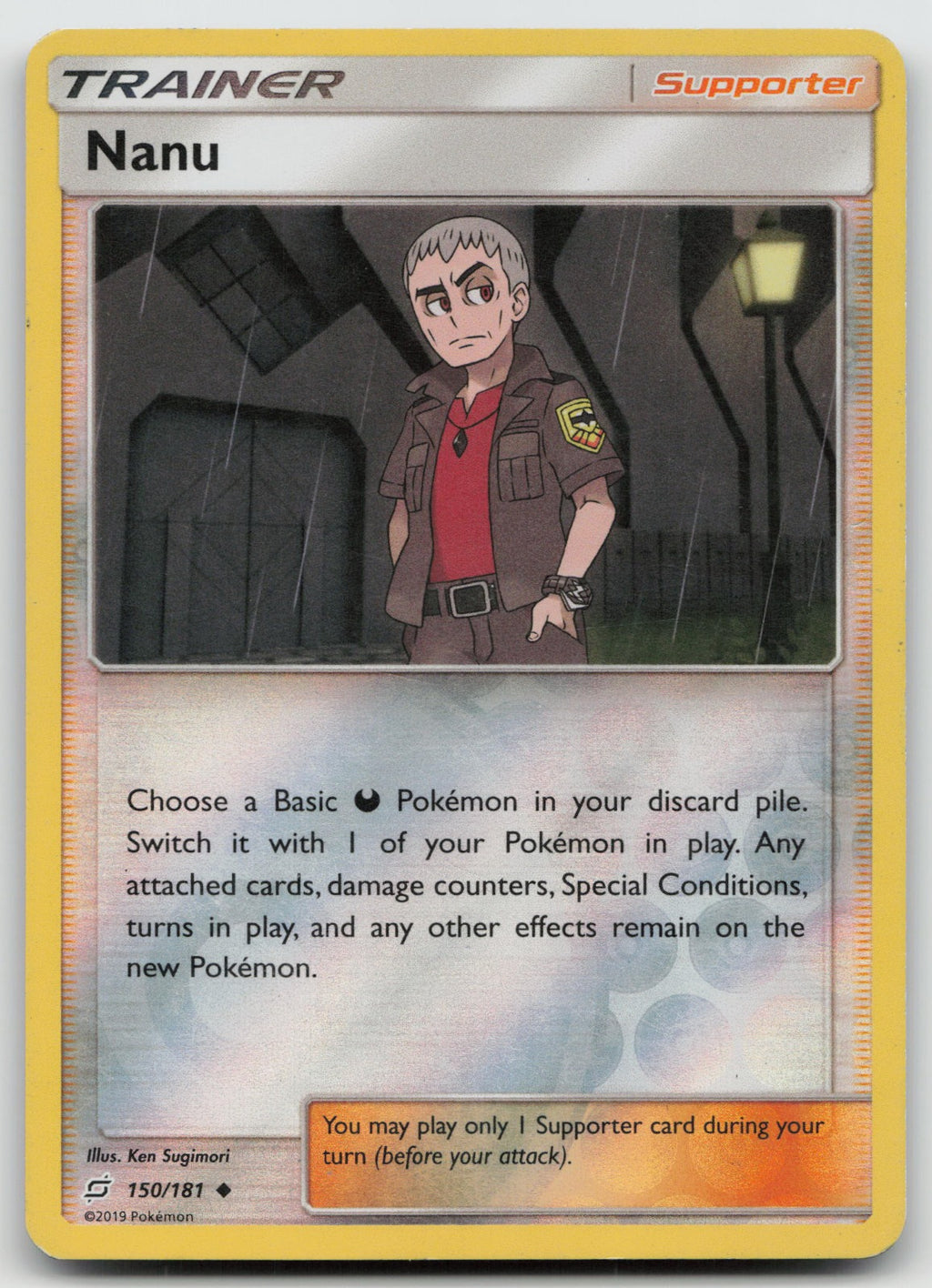Nanu Reverse Holo Uncommon SM - Team Up 150/181 MP