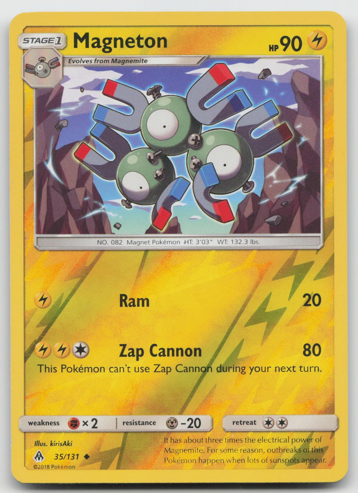 Magneton Reverse Holo Uncommon SM - Forbidden Light 35/131 NM