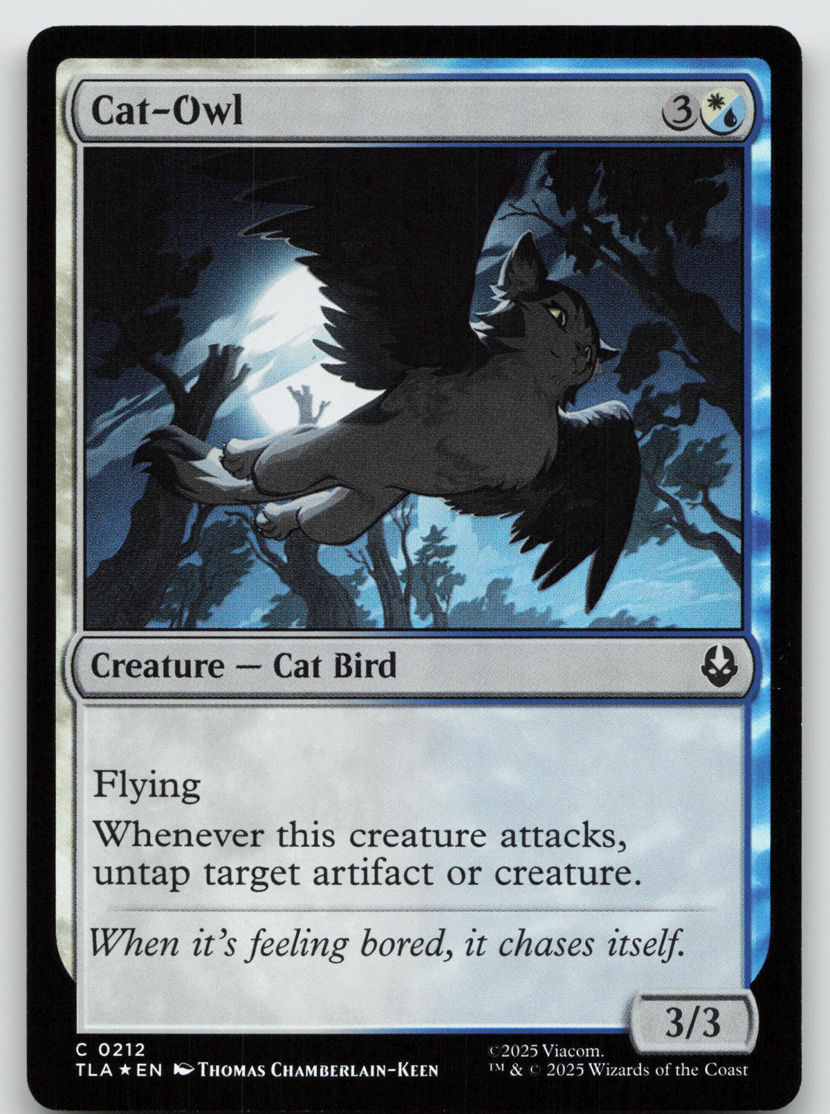 Cat-Owl C Foil Avatar: The Last Airbender 212 NM