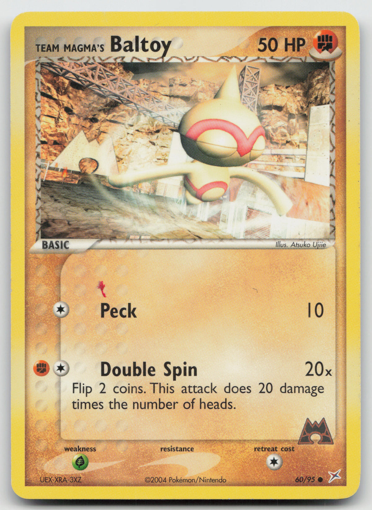 Team Magma's Baltoy Common Normal Team Magma vs Team Aqua 60/95 MP