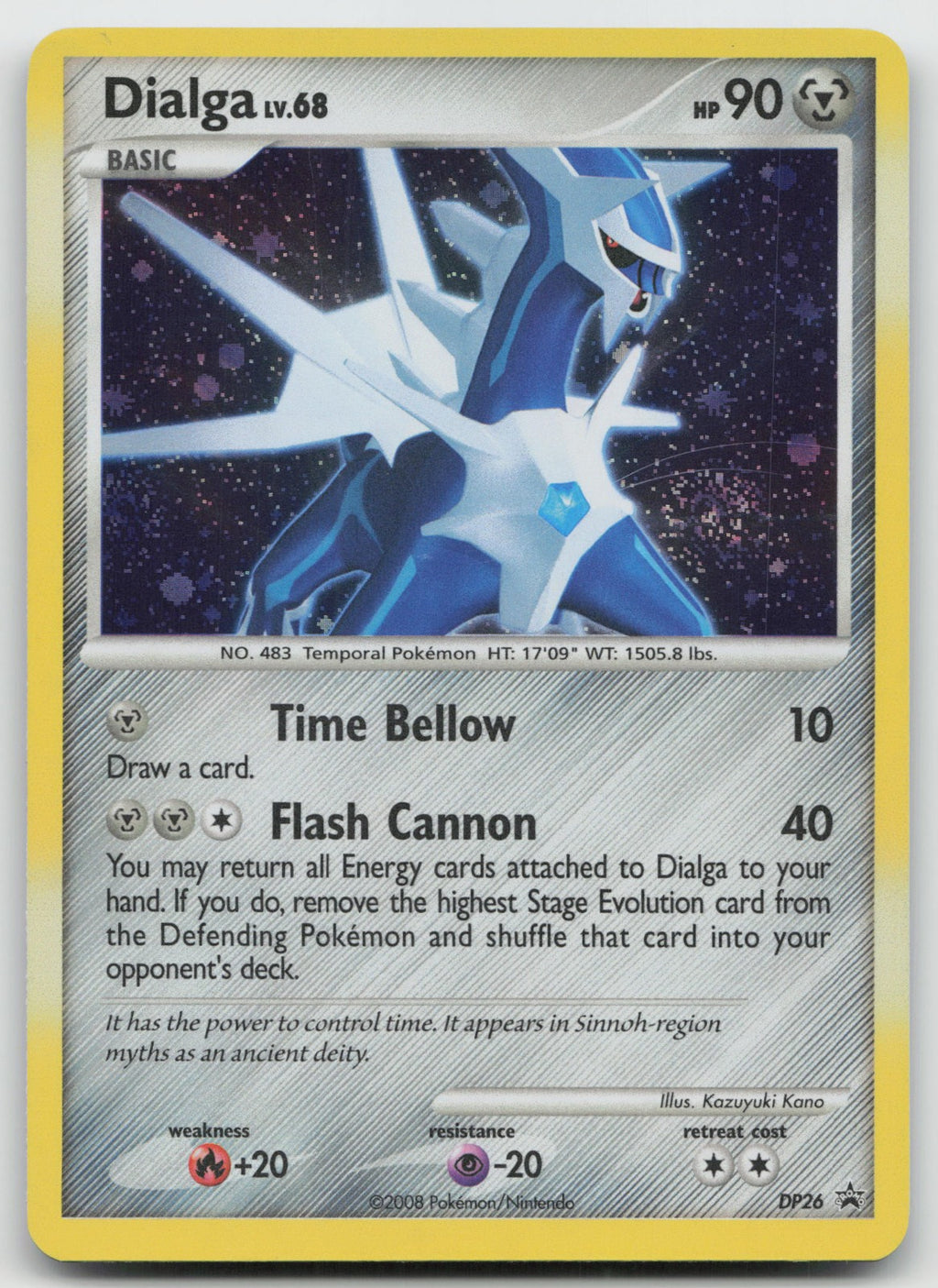 Dialga Holo Diamond and Pearl Promos DP26 VLP