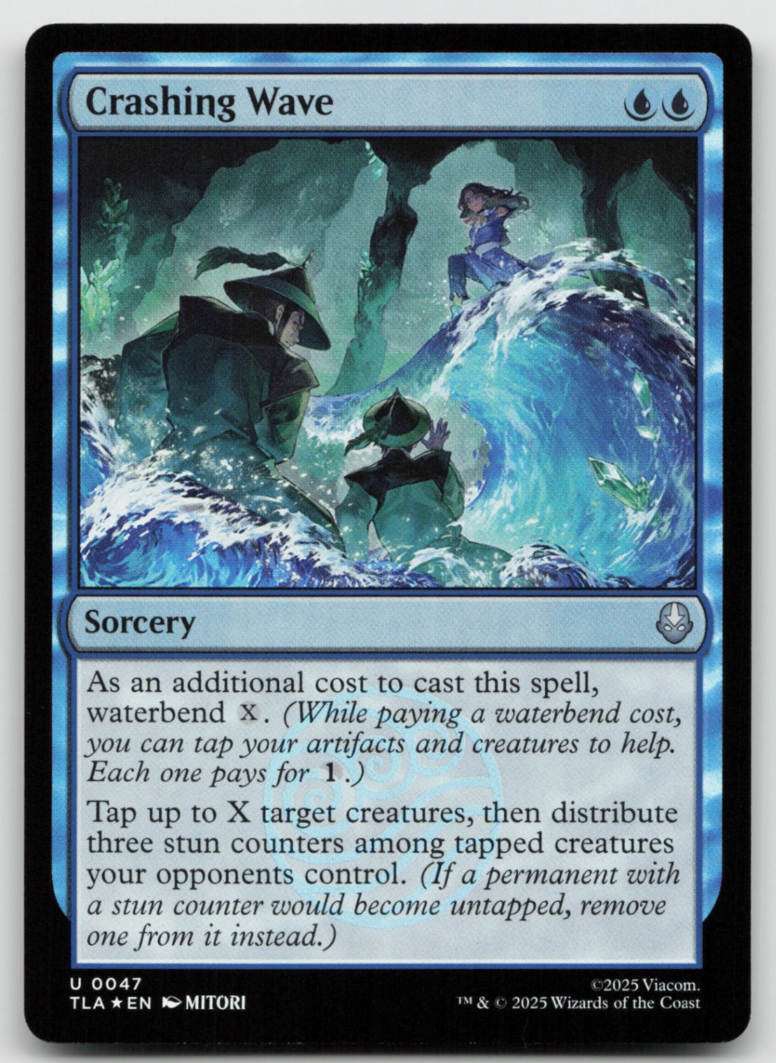 Crashing Wave U Foil Avatar: The Last Airbender 0047 NM