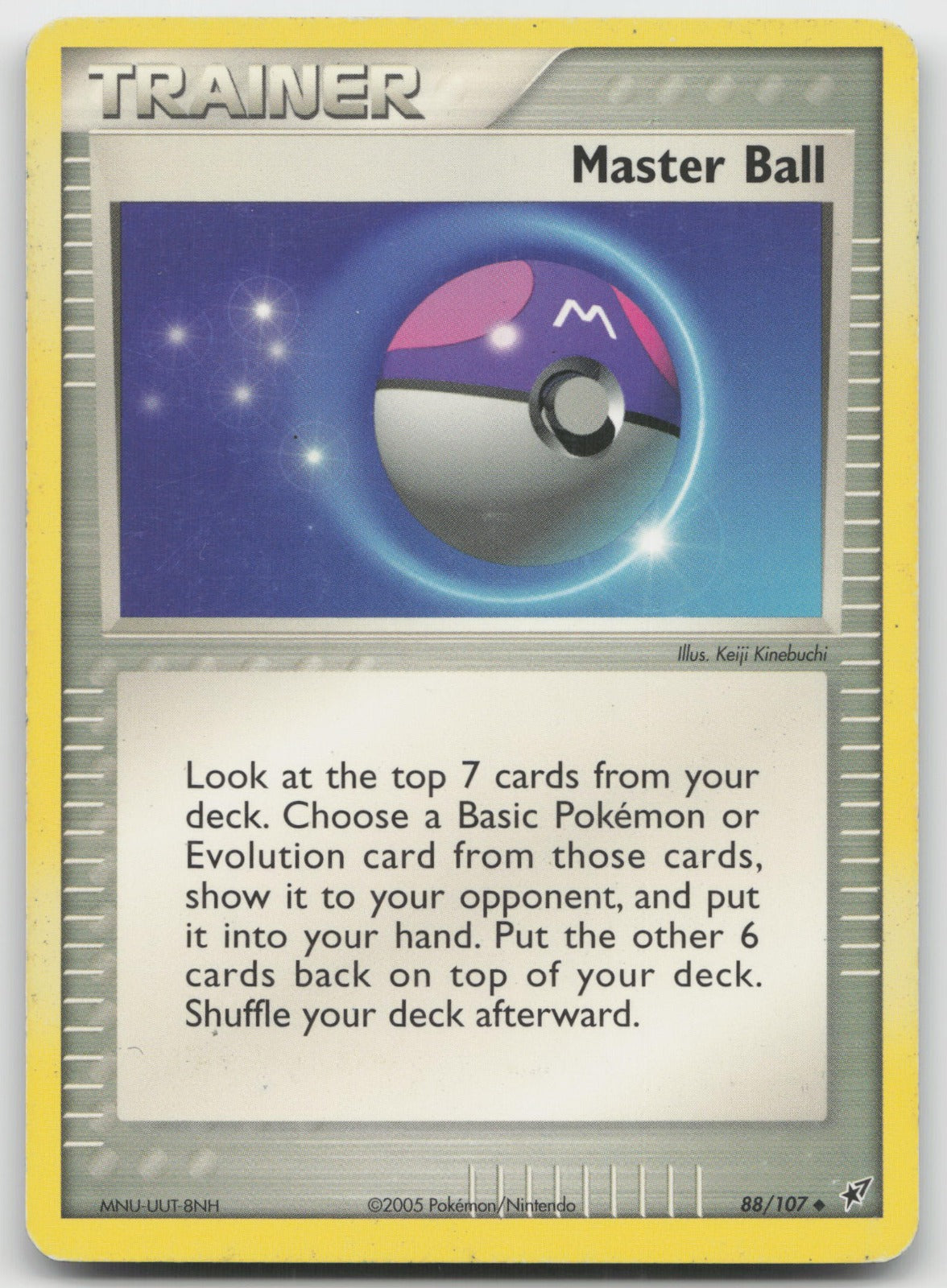Master Ball Uncommon Deoxys 88/107 DMG