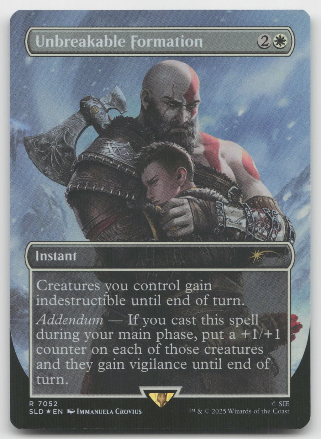 Unbreakable Formation R Foil Secret Lair Drop Series 7052 NM