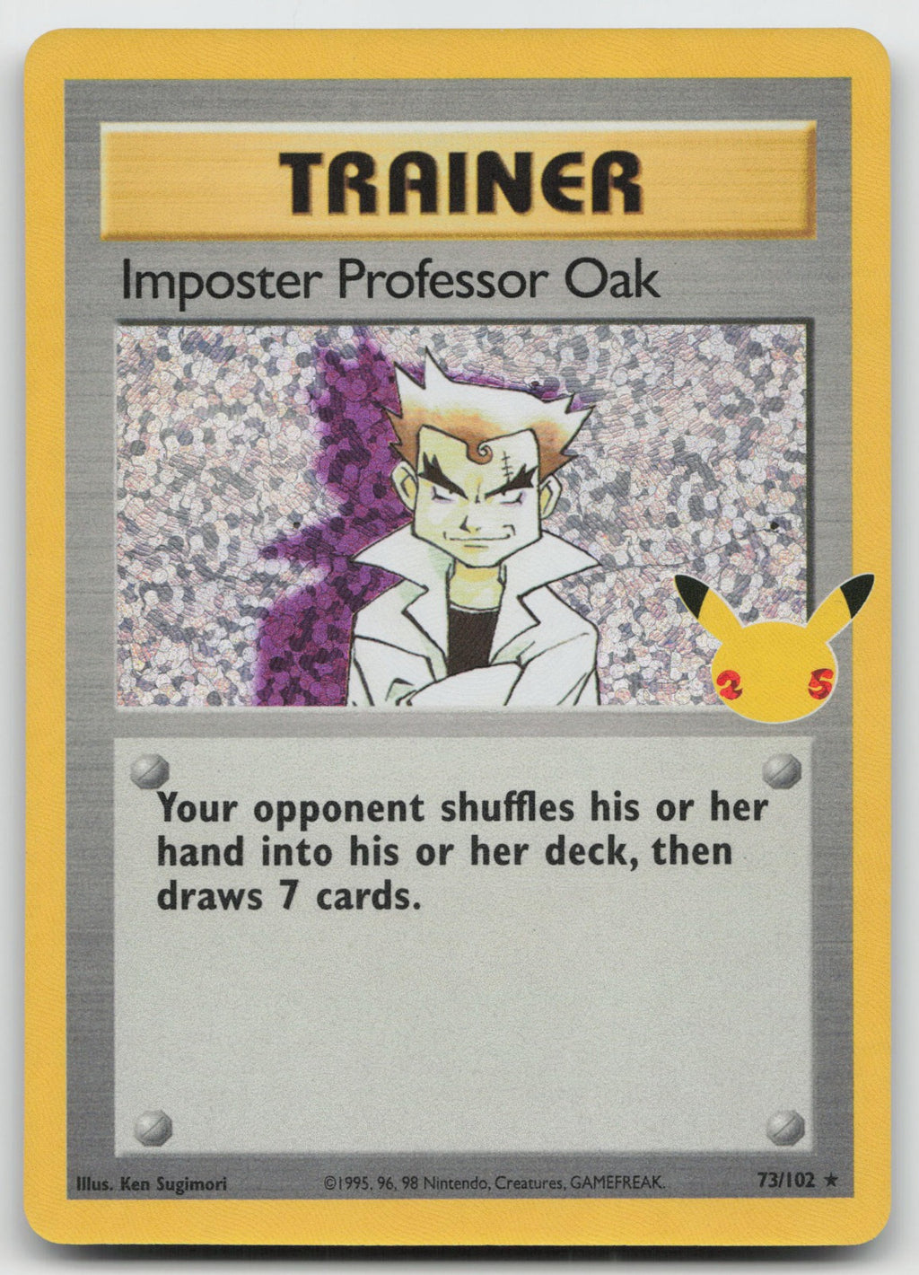 Imposter Professor Oak Holo Celebrations: Classic Collection 73/102 NM