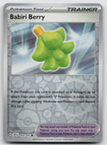 Babiri Berry Uncommon Reverse Holo SV08: Surging Sparks 163/191 NM