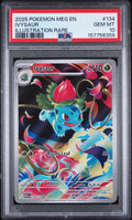 Ivysaur Illustration Rare Pokemon Meg En-Mega Evolution 134/132 PSA 10