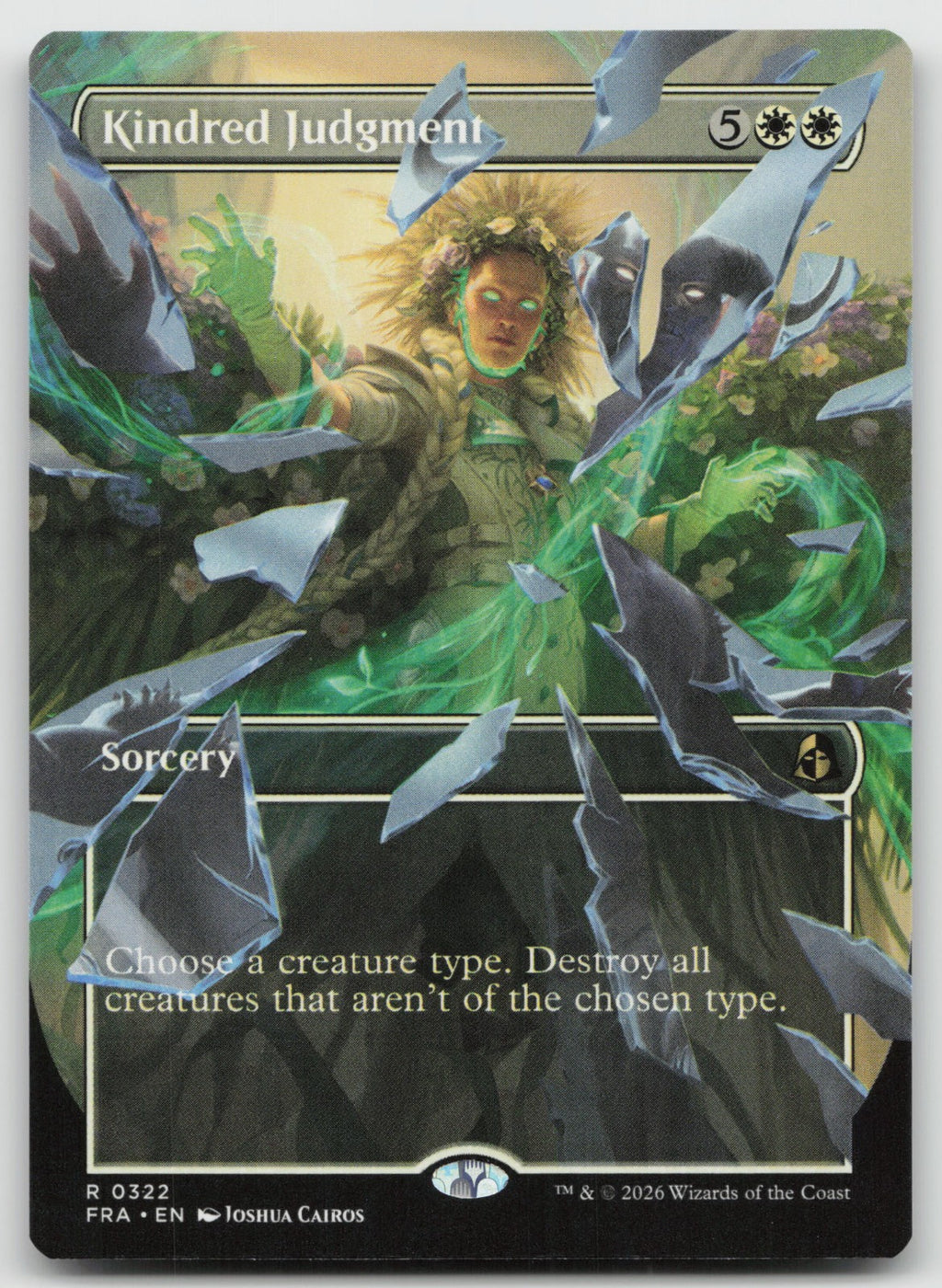 Kindred Judgment (Borderless) R Reality Fracture 322 NM