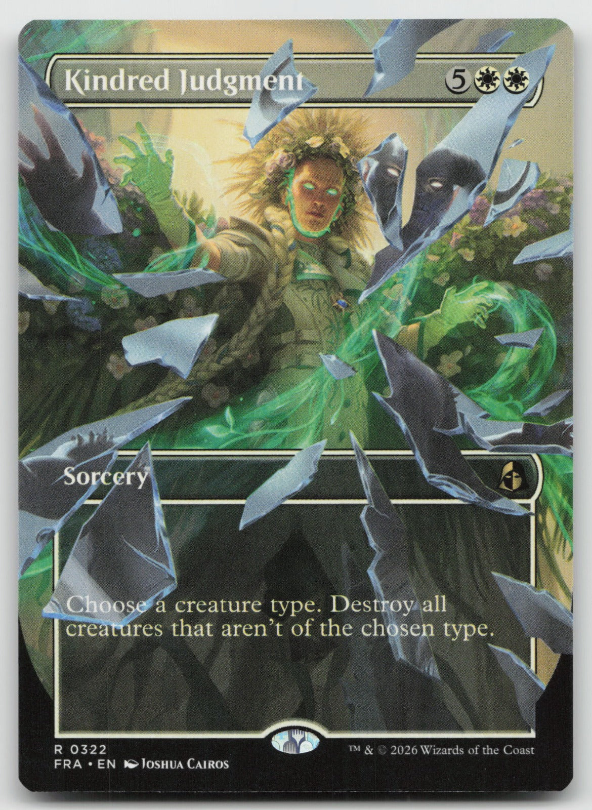 Kindred Judgment (Borderless) R Reality Fracture 322 NM