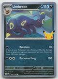 Umbreon Holo Common ME: 30th Celebration 091/128 NM