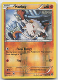 Mankey Common Reverse Holo XY - Steam Siege 52/114 LP
