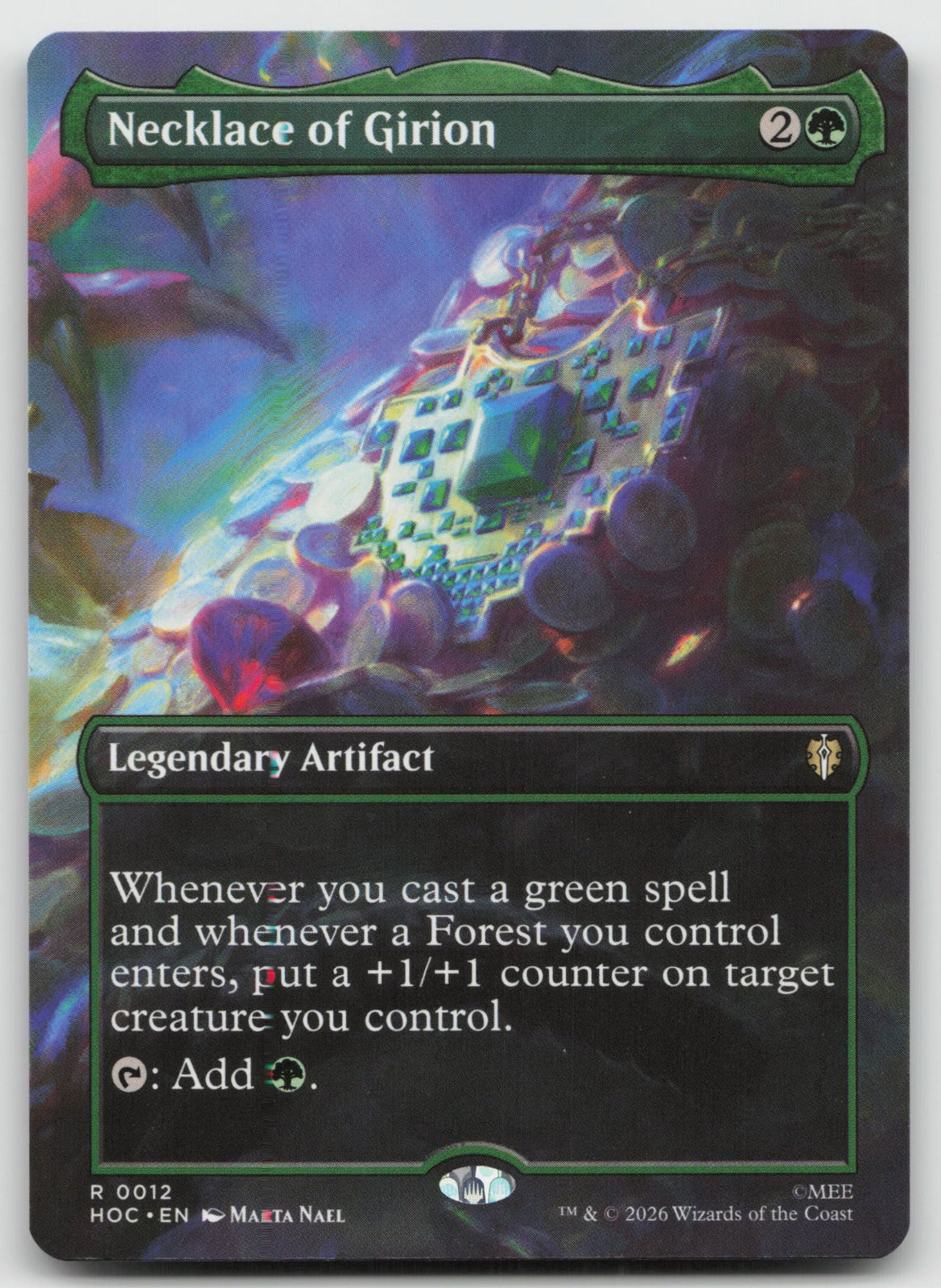 Necklace of Girion (Borderless) R The Hobbit: Eternal-Legal 12 NM