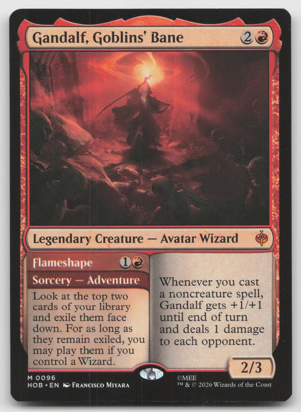 Gandalf, Goblins' Bane M The Hobbit 96 NM
