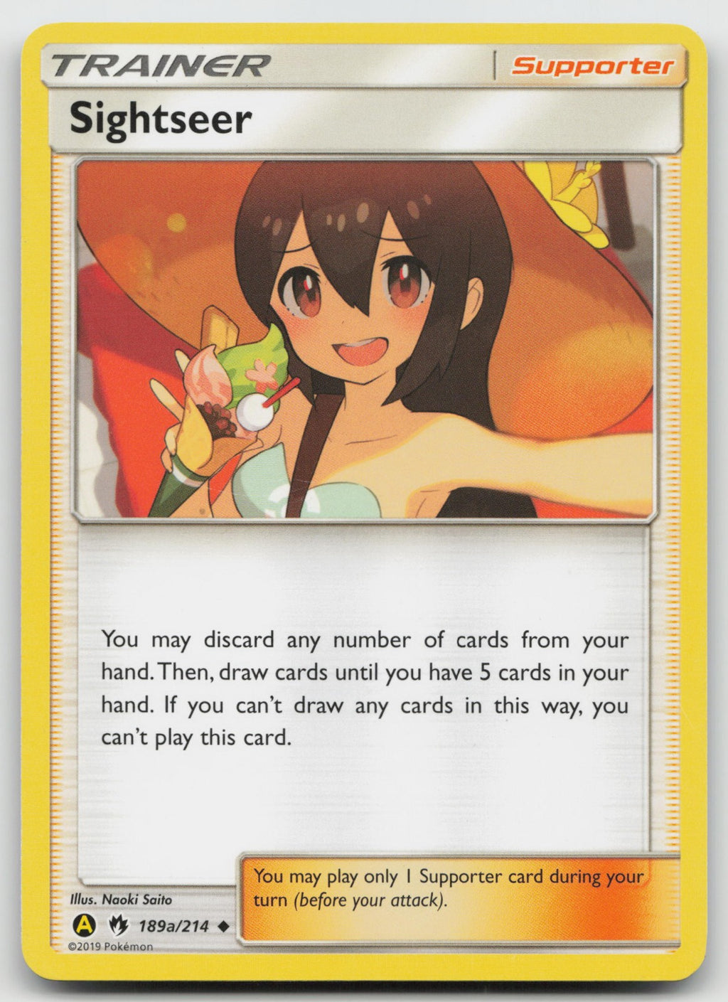 Sightseer Promo Alternate Art SM - Lost Thunder 189a/214 LP
