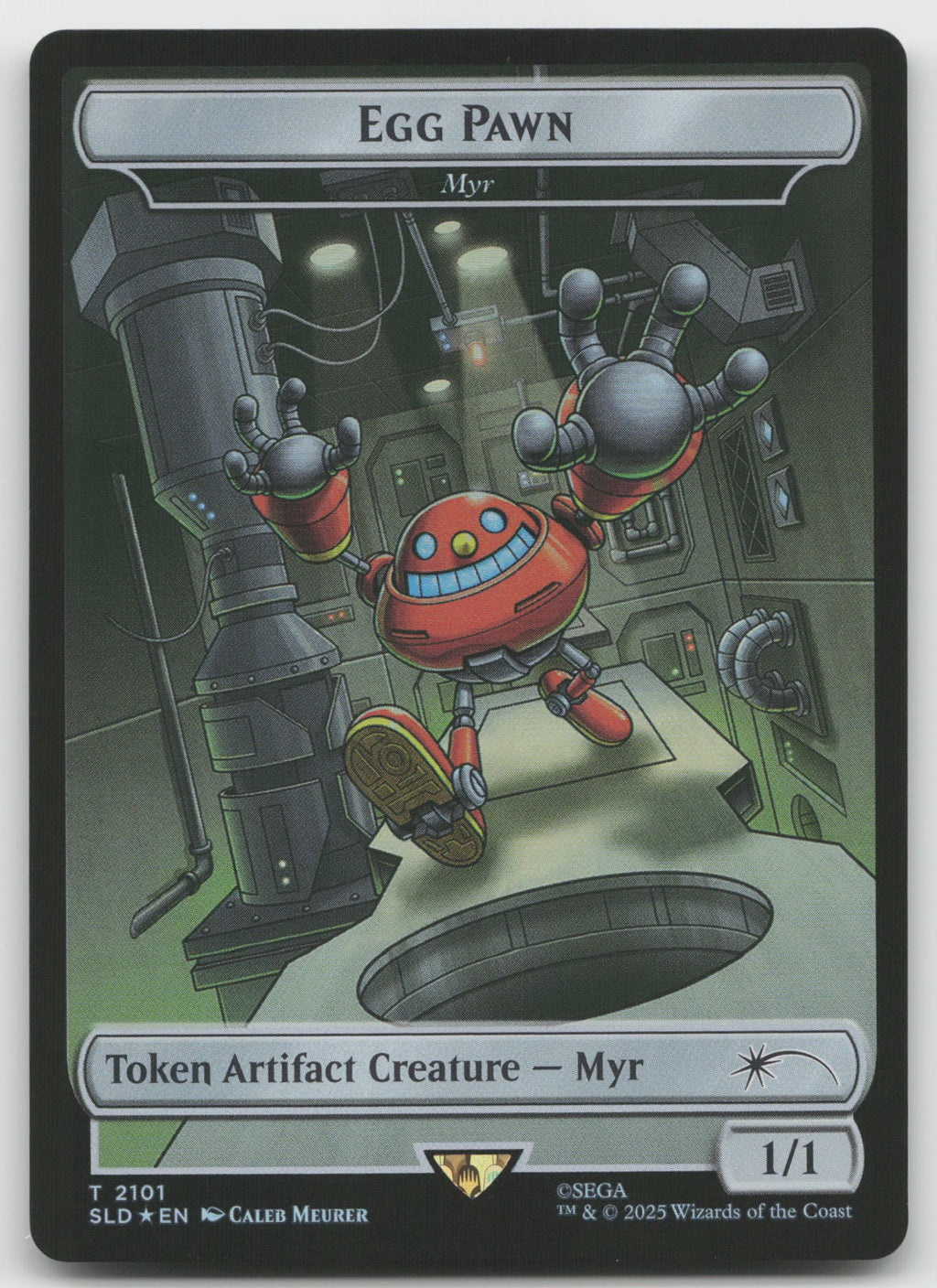 Egg Pawn - Myr Token (Rainbow Foil) T Foil Secret Lair Drop Series 2101 NM