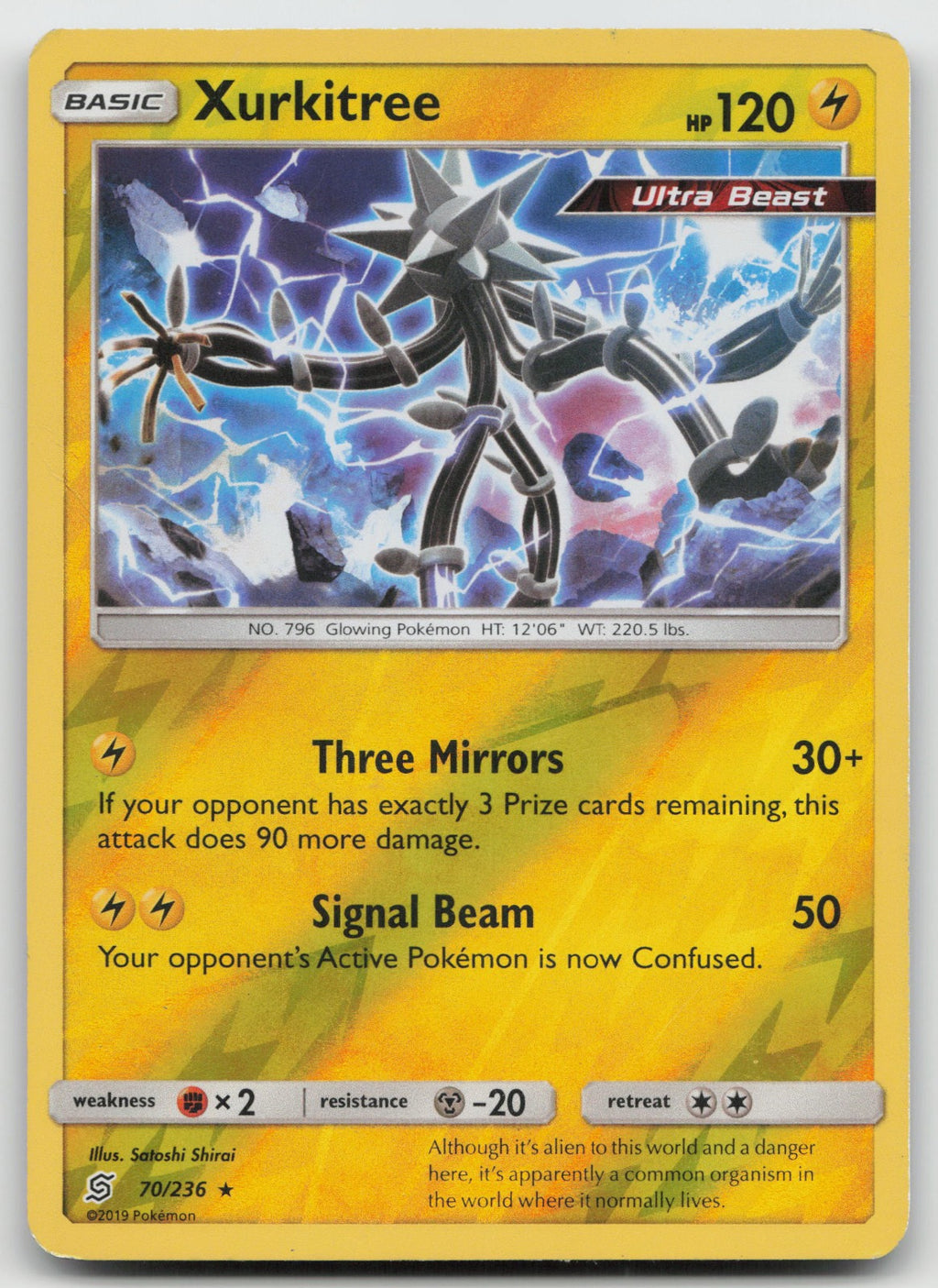 Xurkitree Reverse Holo Rare SM - Unified Minds 70/236 MP