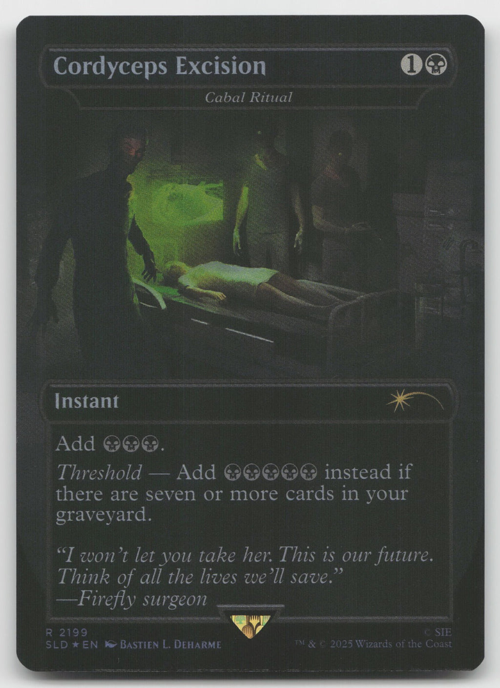 Cordyceps Excision Cabal Ritual (Rainbow Foil) R Secret Lair Drop Series 2199 NM