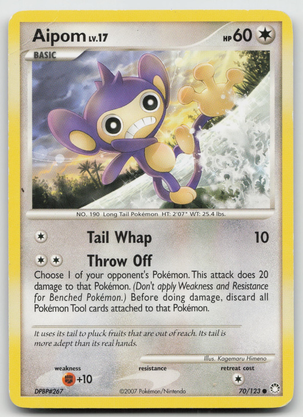 Aipom Common Mysterious Treasures 70/123 DMG