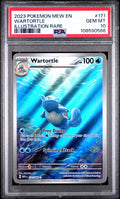 Wartortle Illustration Rare Pokemon Mew En-151 171/165 PSA 10