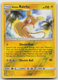 Alolan Raichu Reverse Holo Rare SM - Unified Minds 57/236 NM