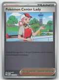 Pokemon Center Lady Common Reverse Holo ME01: Mega Evolution 123/132 NM