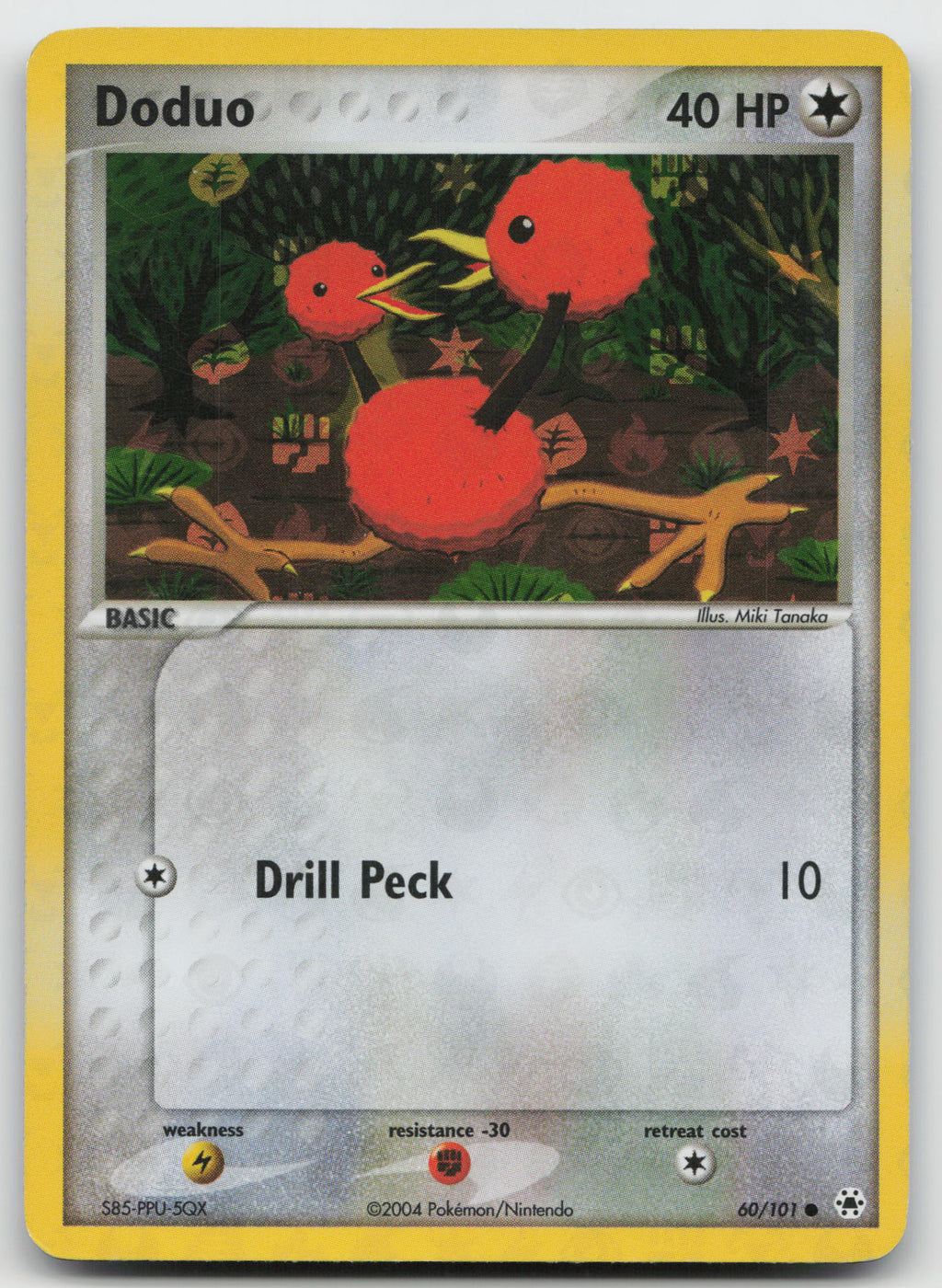 Doduo Common Normal Hidden Legends 60/101 HP