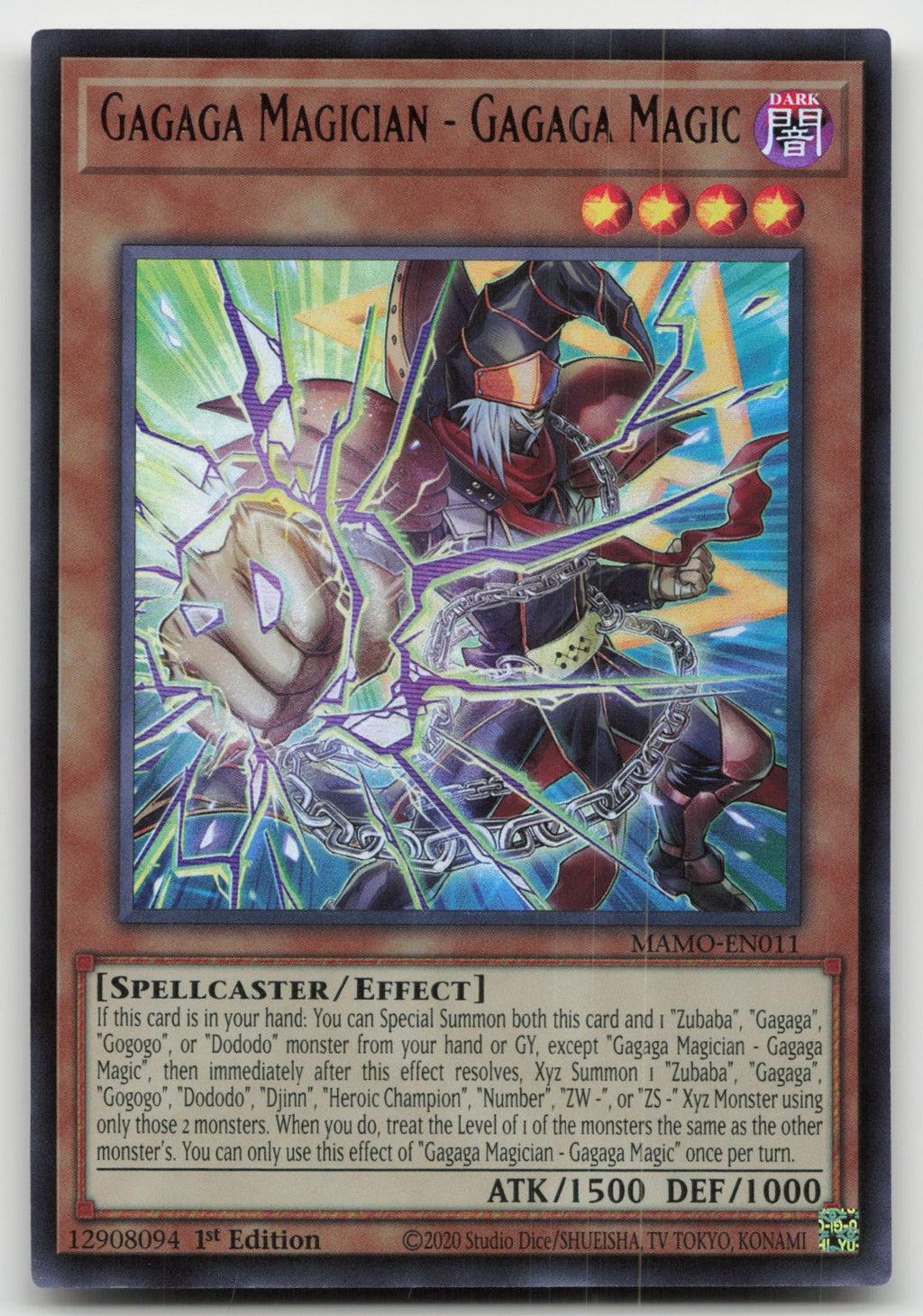 Gagaga Magician - Gagaga Magic 1st Ultra Rare Magnificent Monsters MAMO-EN011 NM