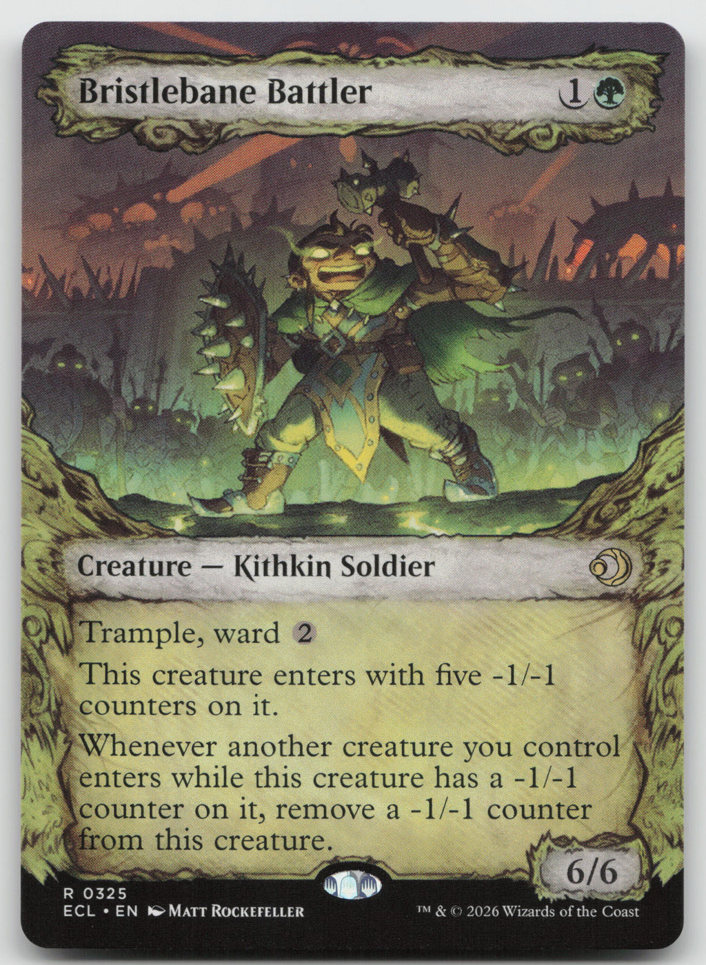 Bristlebane Battler (Showcase) R Normal Lorwyn Eclipsed 325 NM