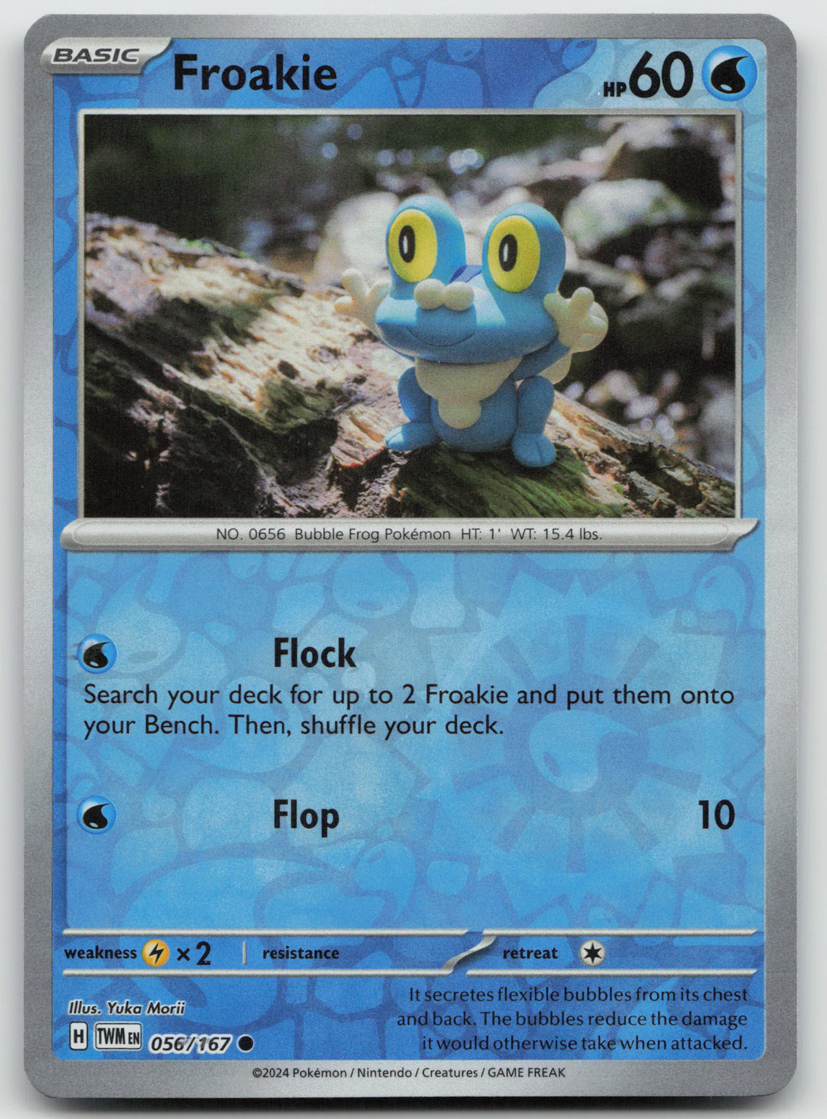 Froakie Common Reverse Holo SV06: Twilight Masquerade 056/167 NM