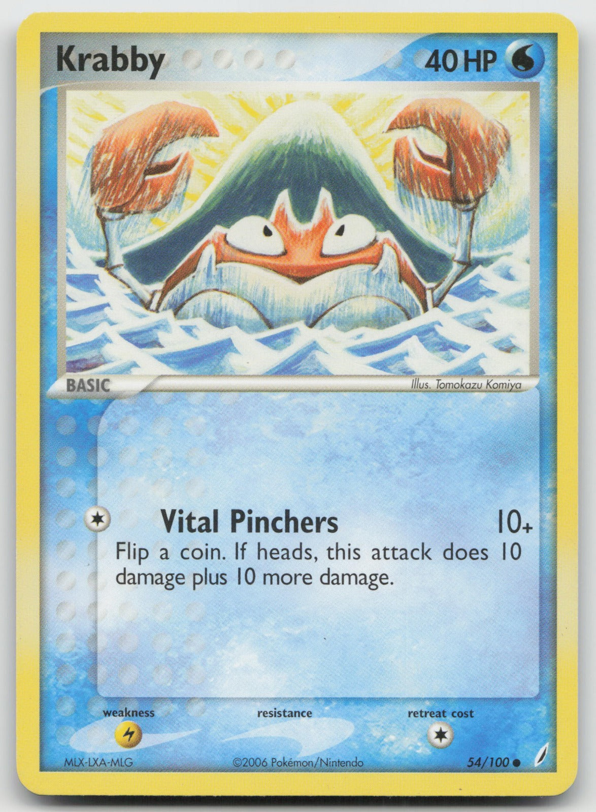 Krabby Common Crystal Guardians 54/100 LP