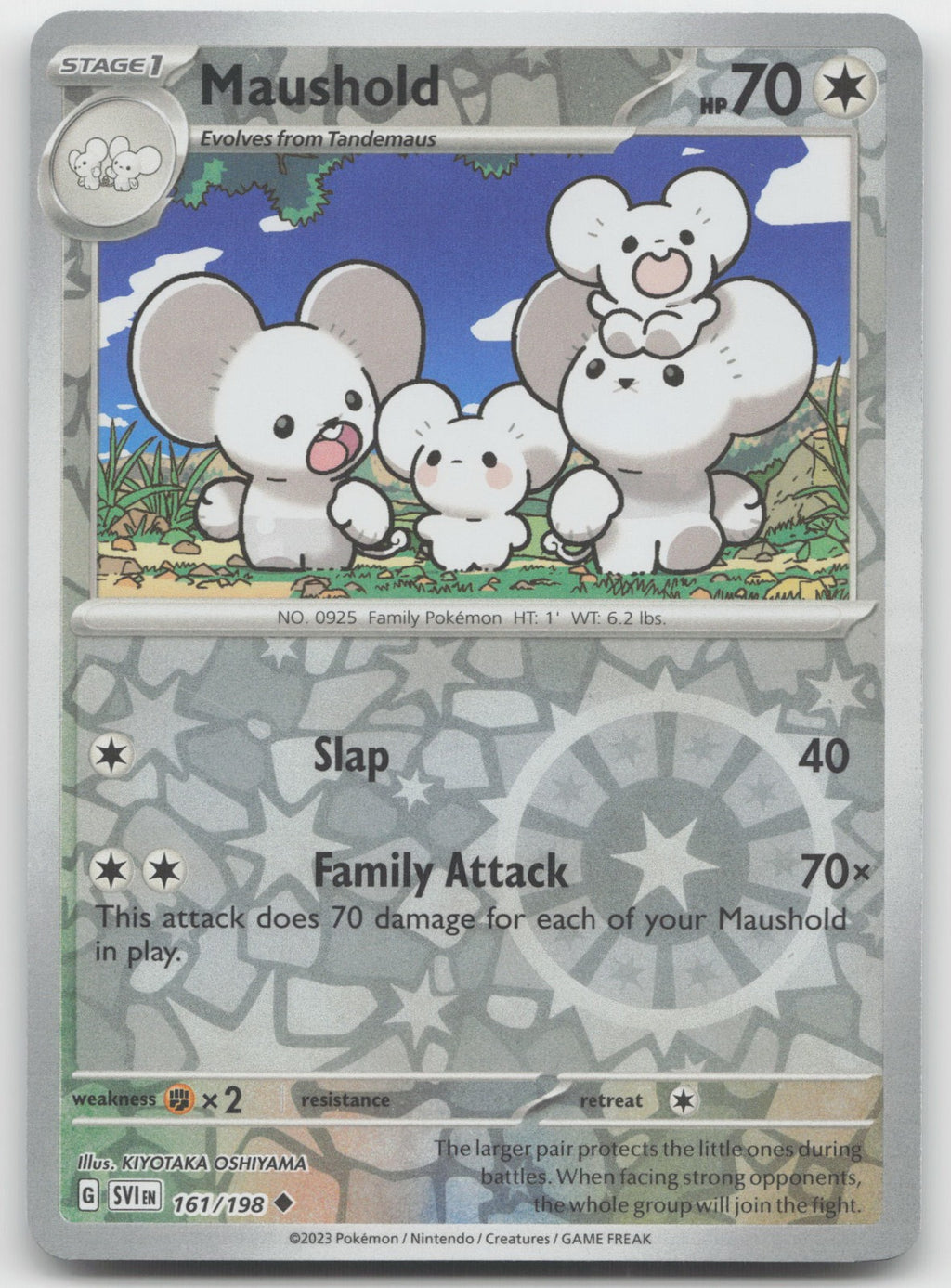 Maushold Reverse Holo Uncommon SV01: Scarlet & Violet Base Set 161/198 NM