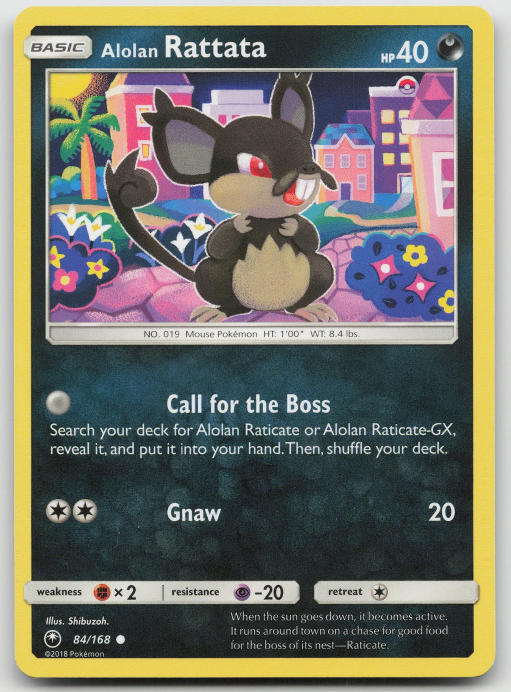 Alolan Rattata Common SM - Celestial Storm 84/168 NM