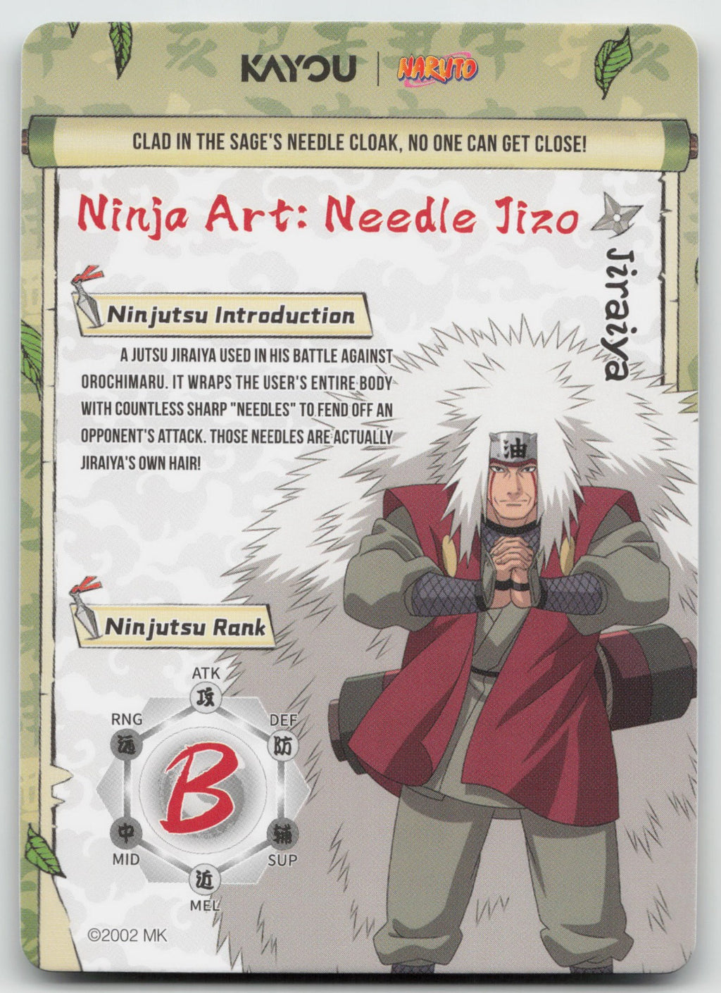 Jiraiya SSR Chapter Jin Series 3 013L3 NM
