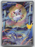 Hisuian Zorua Holo Illustration Rare ME: 30th Celebration 145/128 NM