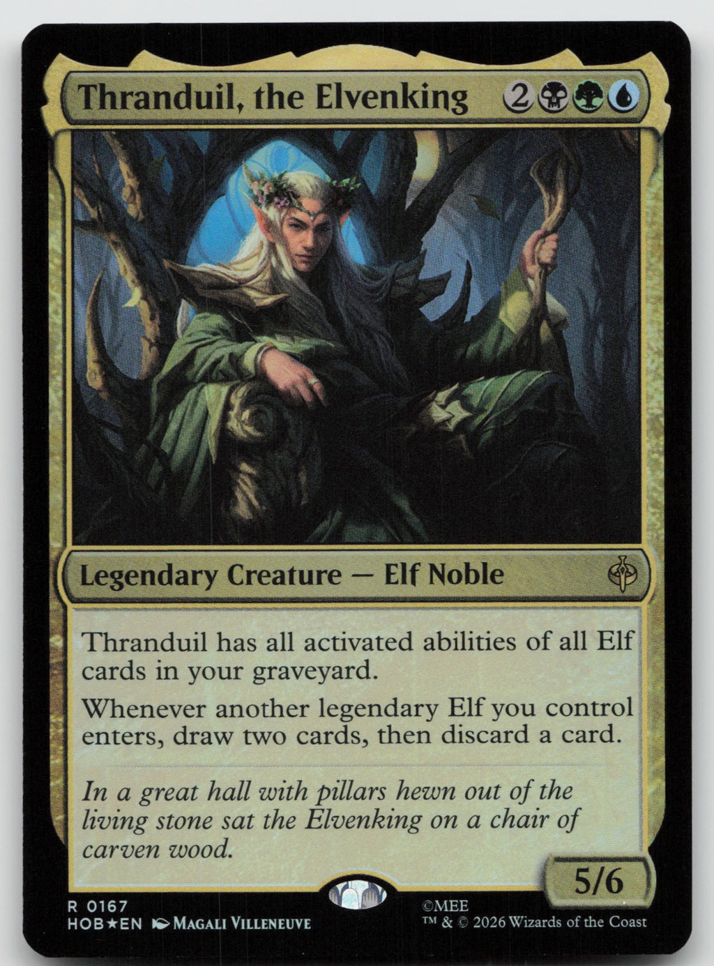 Thranduil, the Elvenking R Foil The Hobbit 167 NM