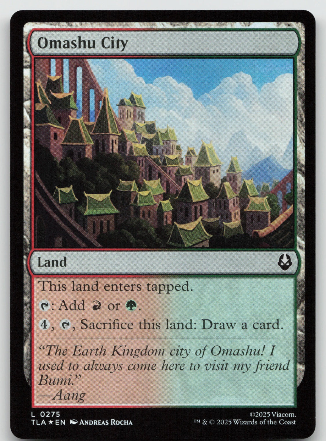 Omashu City L Foil Avatar: The Last Airbender 275 NM
