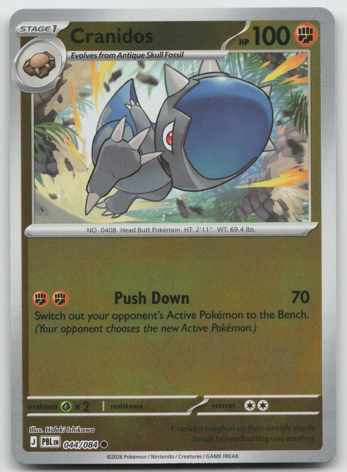 Metagross Uncommon Reverse Holo ME04: Chaos Rising 061/086 NM